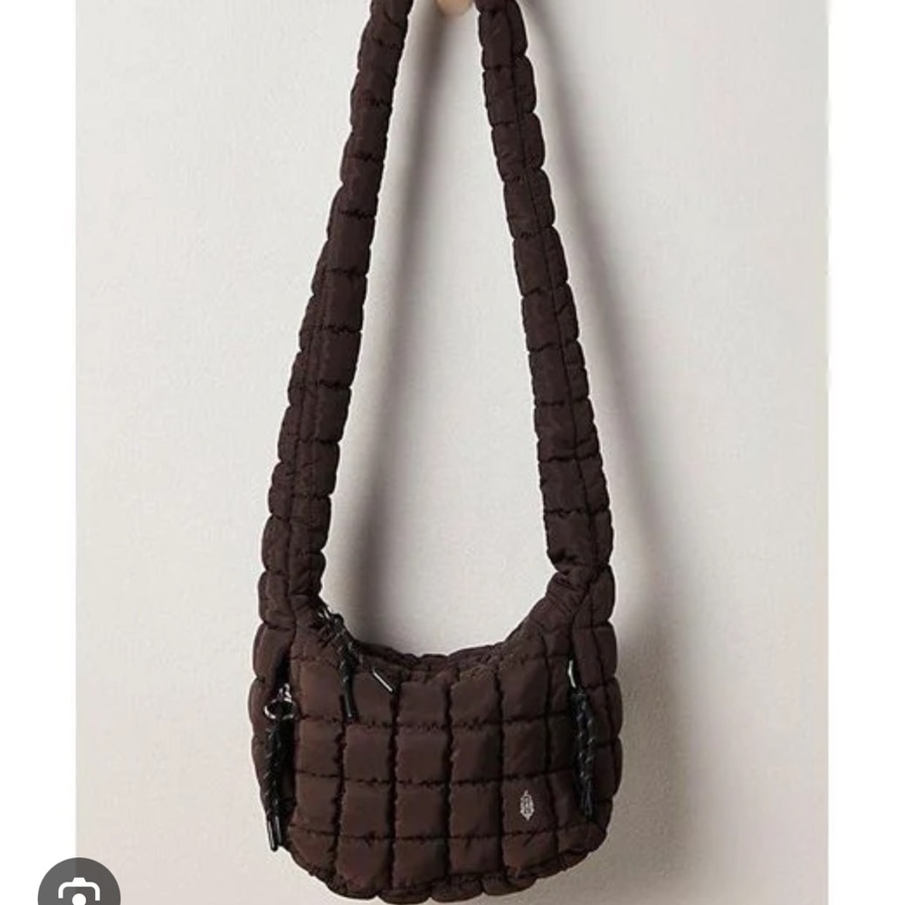 QUILTED BABY CARRYALL SLING BAG CHOCOLATE